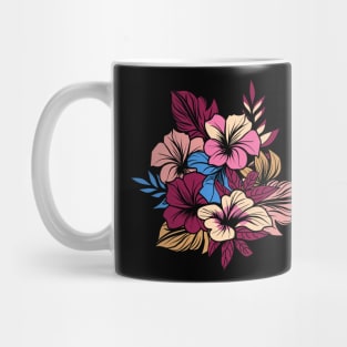 Bouquet of tropical flowers Mug